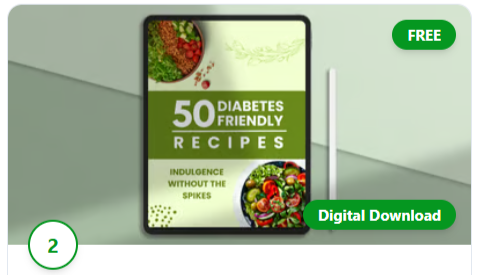 50 Diabetes-Friendly Recipes - Free bonus