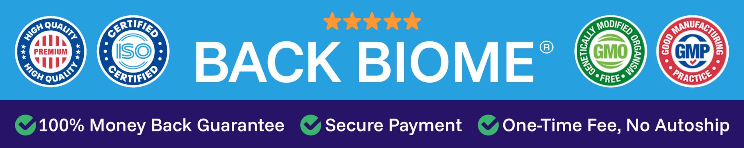 BackBioMe Certifications 