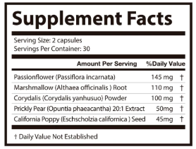 Neuro Salt supplement facts